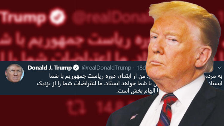 Trump'tan İran halkına farsça mesaj