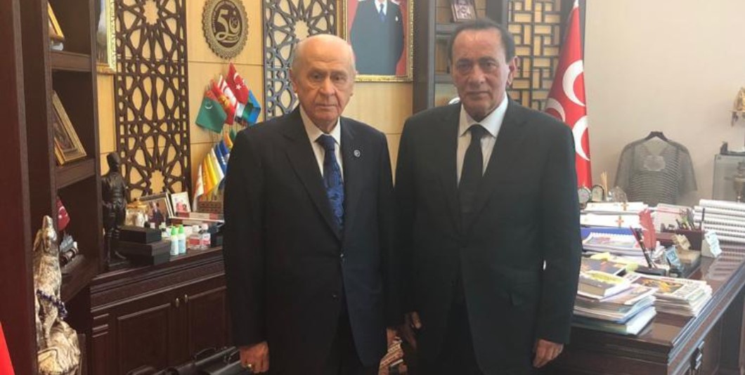 Alaadin Çakıcı Bahçeli'yi genel merkezde ziyaret etti