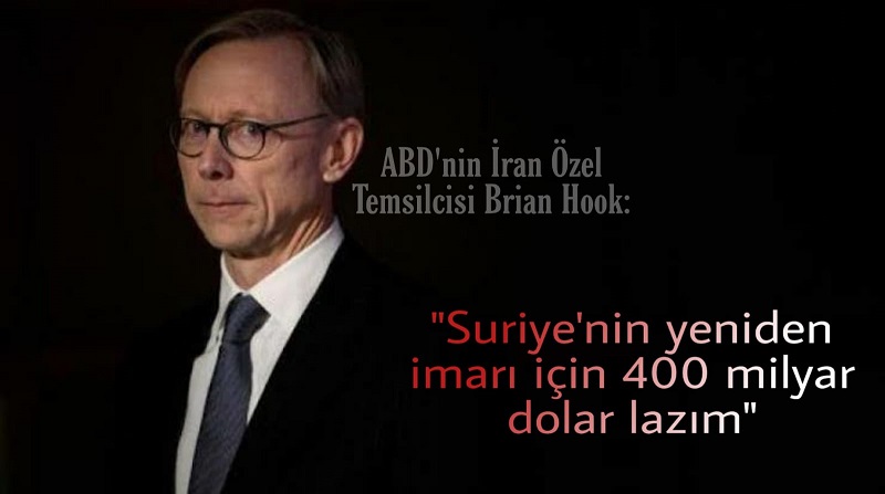 "Suriye'nin yeniden imarı için 400 milyar dolar lazım"