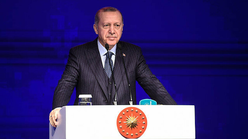 Erdoğan İslam Ekonomisi Konferansı'nda açıklamalar yapıyor