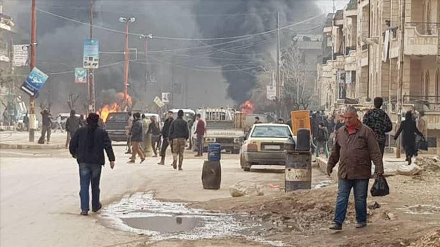 Terör Afrin'i Vurdu