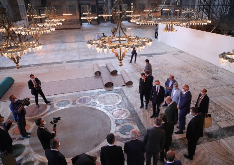 Erdoğan, Taksim Camii ve AKM’de incelemelerde bulundu