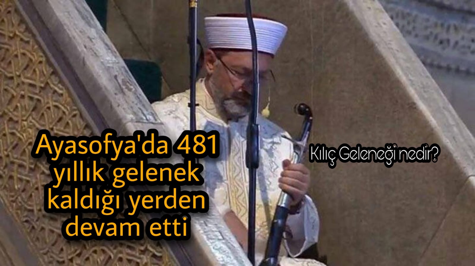 481 yıllık gelenek kaldığı yerden devam etti