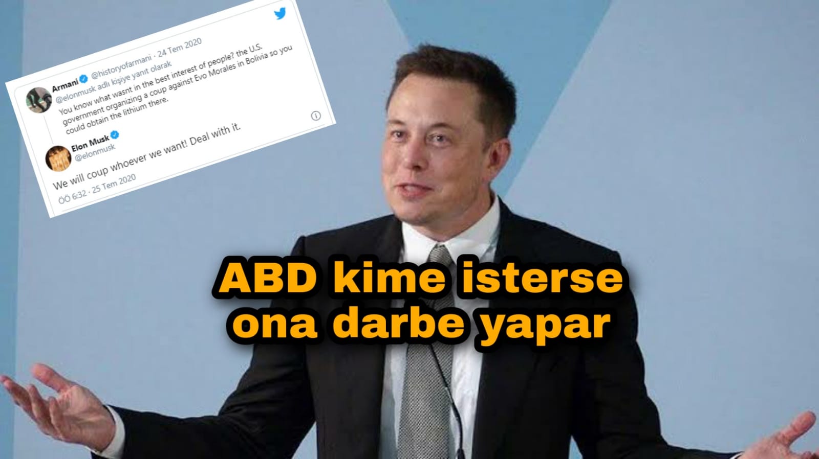 ABD kime isterse ona darbe yapar