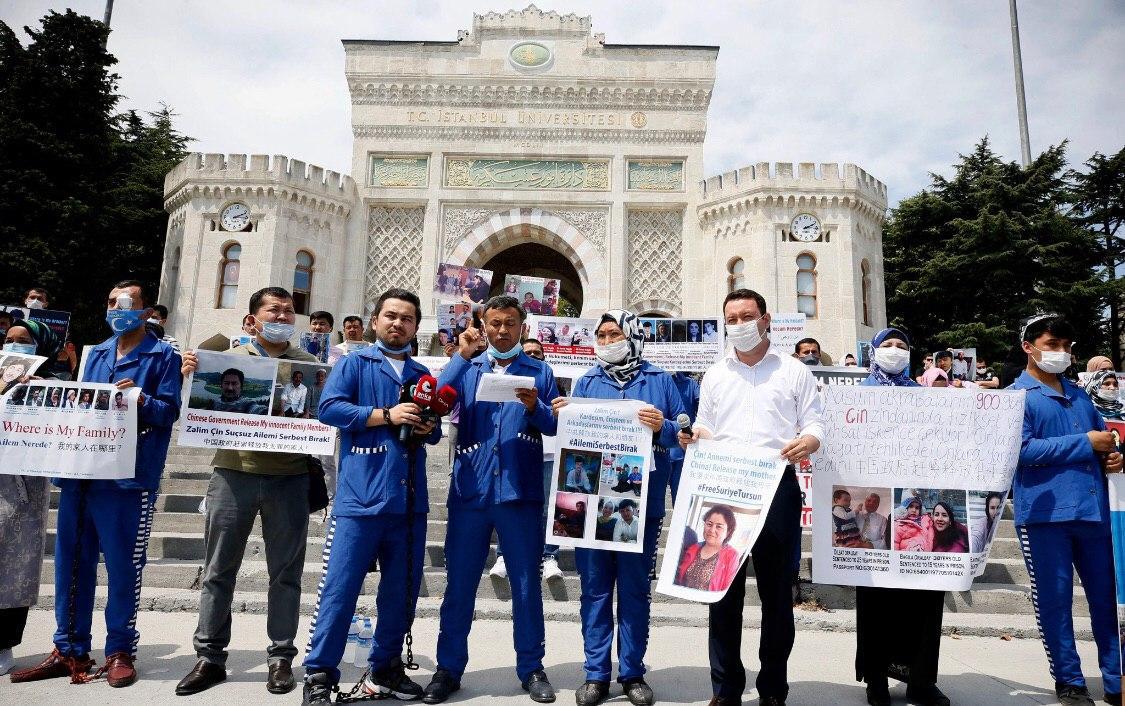 Doğu Türkistan’daki Çin Zulmü İstanbul’da Protesto Edildi