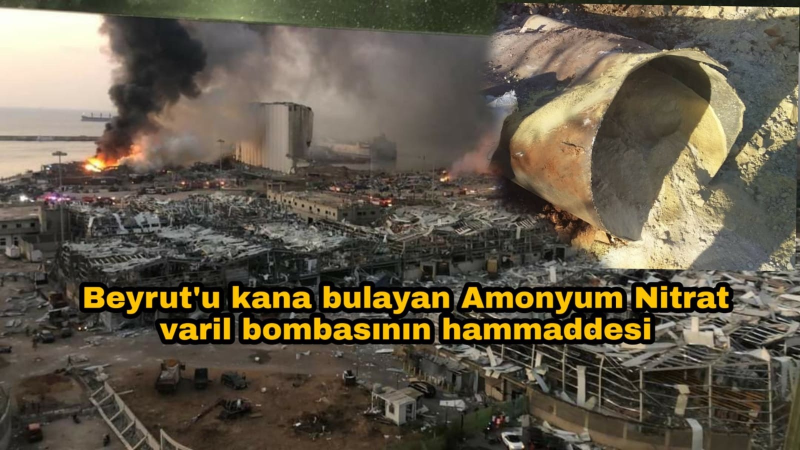 Beyrut'u havaya uçuran ''varil bombasının'' hammaddesi çıktı