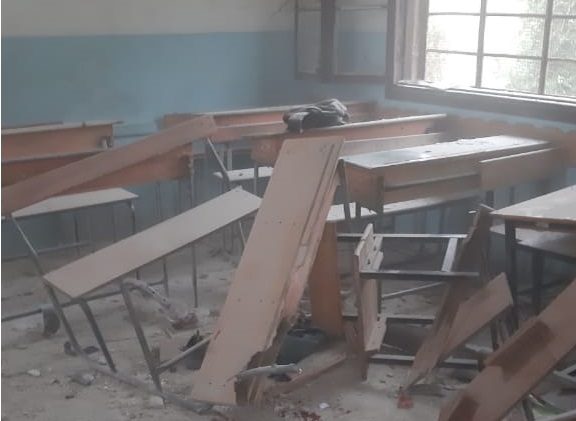PKK Afrin'de Okul Vurdu