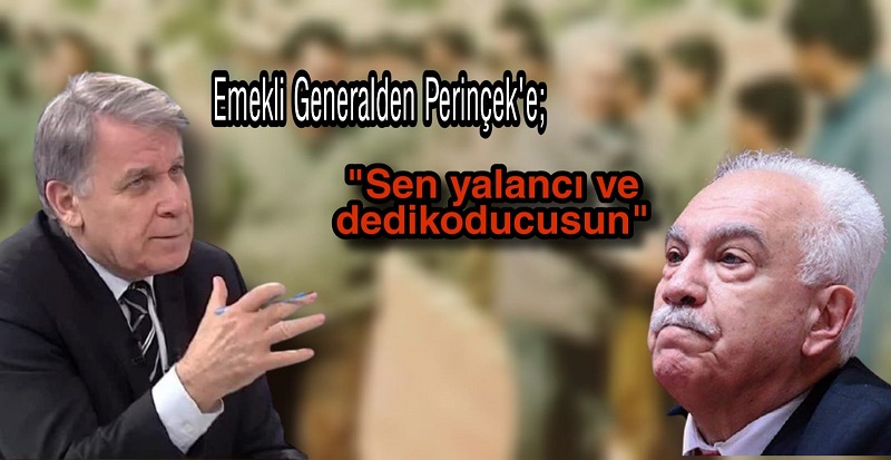 Emekli generalden Perinçek'e; "Sen yalancı ve dedikoducusun" (Video Haber)