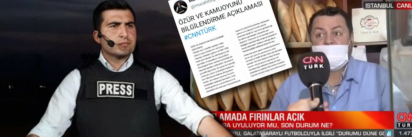 Tüm Türkiye'nin konuştuğu muhabir açıklama yaptı: "Benim hatamdı özür diliyorum"