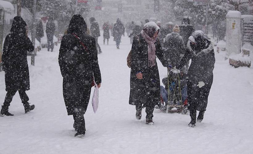 Meteoroloji'den 7 il için yoğun kar yağışı uyarısı