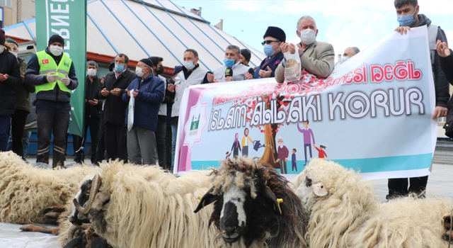 İstanbul Sözleşmesi'nden çıkıldığı için 'şükür kurbanı' kestiler